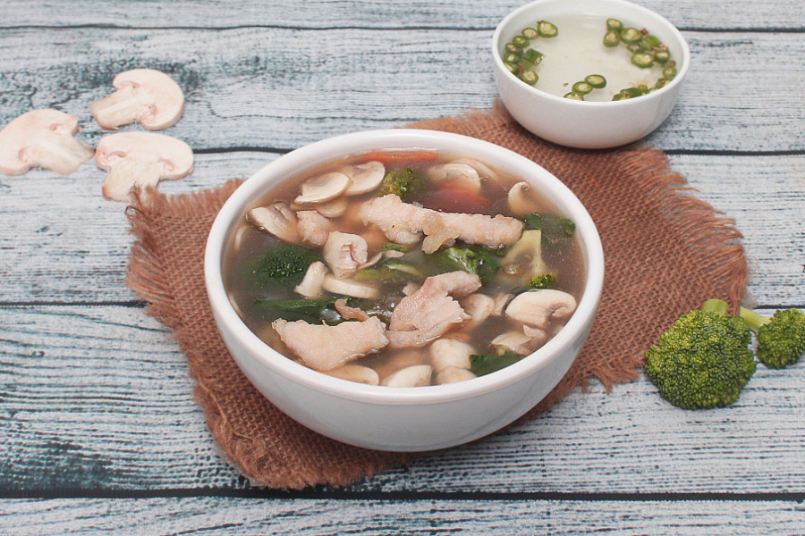 Chicken mushroom soup