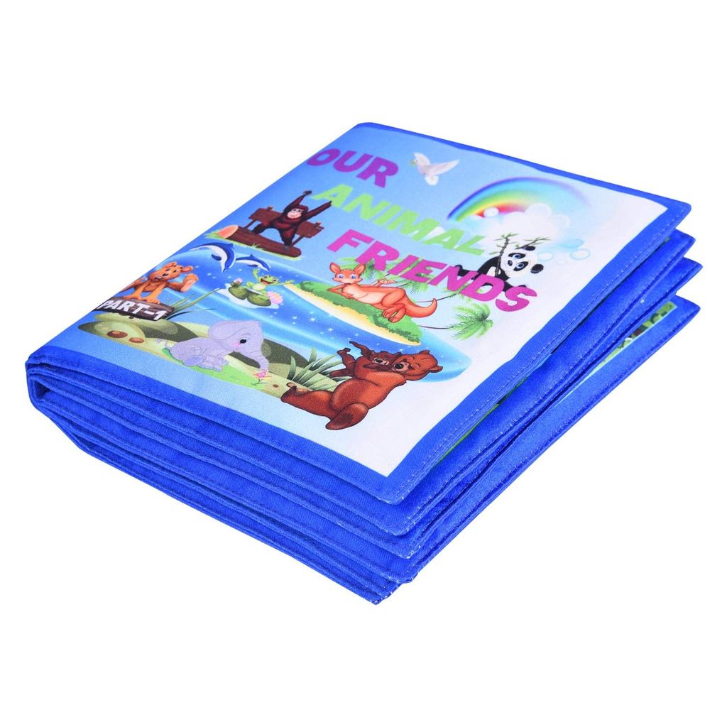 Skyculture� Head Start Series Animal Part - I and Animal Part - II Combo [Rag Book] [Rag Book] Skyculture; Recognition of the name of the animals with its babies and Fabric soft books ,Introducing about the world of our animals friends view 2