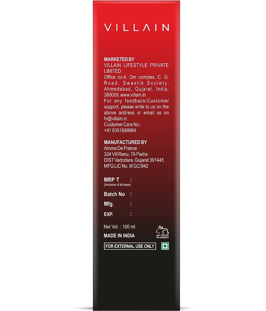 VILLAIN - Daring Duo Men's Snake & OUD Perfume 100ml Eau De Parfum (EDP) For Men 2 ( Pack of 2 ) view 2