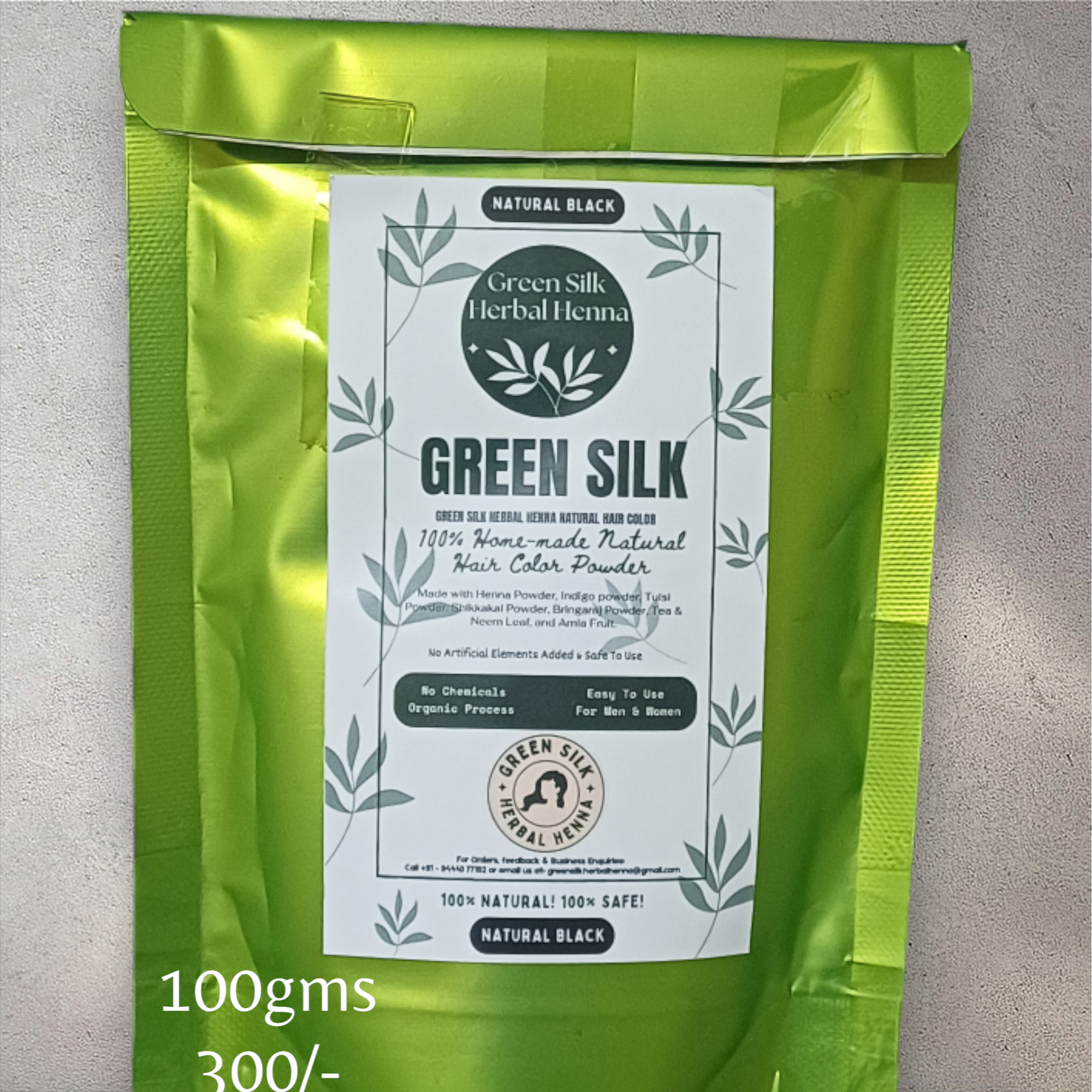 Green Silk herbal dye