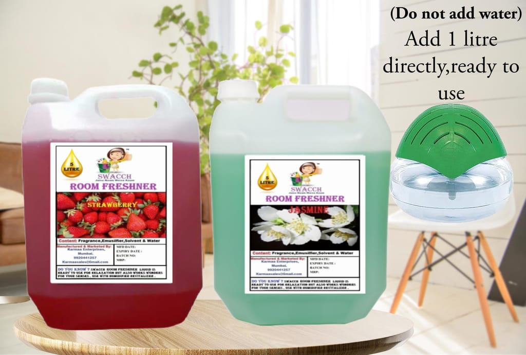 Swacch Room Freshner (5 Litre) (Pack of 2) Strawberry & Jasmine view 2