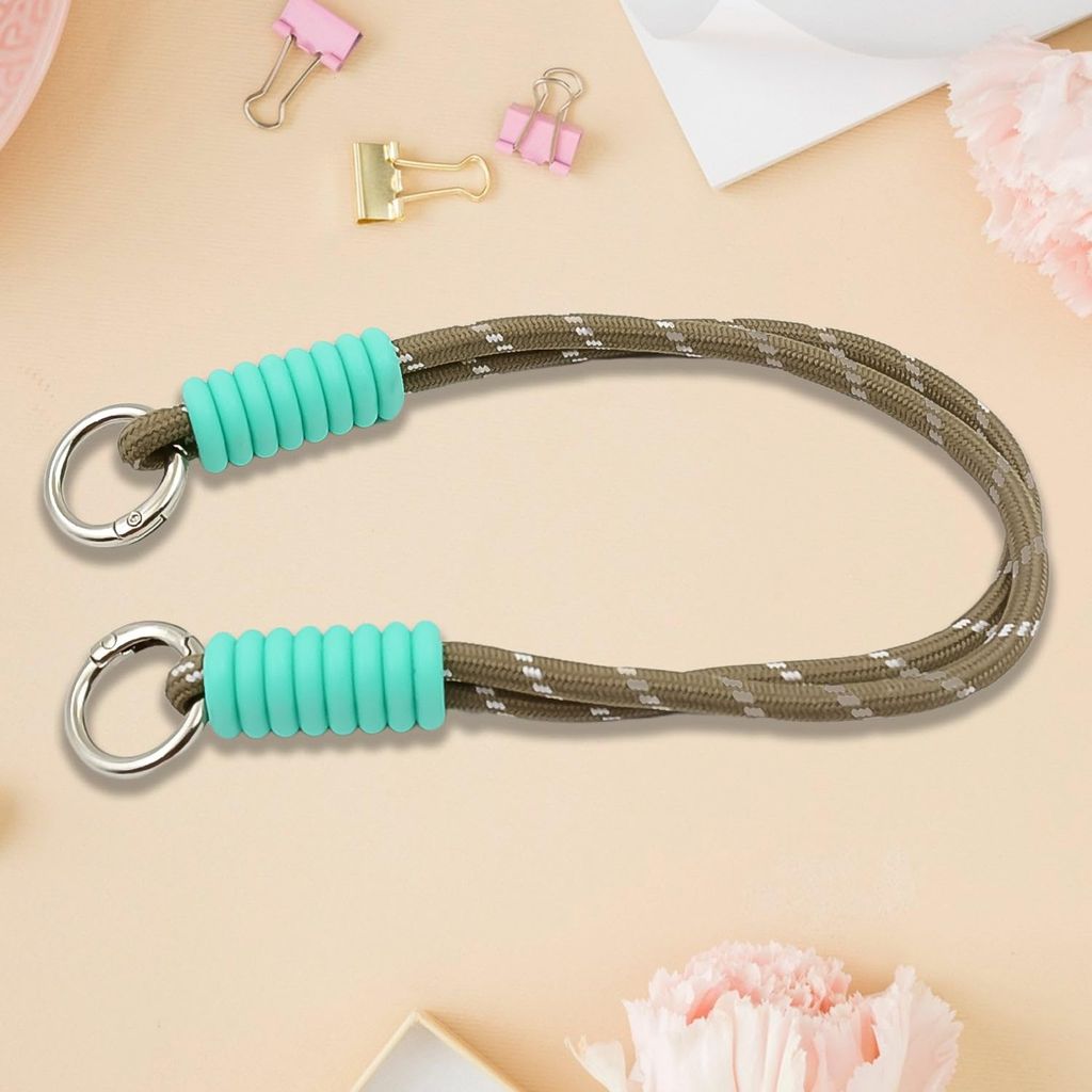 DHRUVINSRI Multipurpose Two Sided Adjustable Hand Wrist Strap Lanyardwith Cellphone, Phone Strap (1 Pc / 14.5 Inch/Multicolor) view 2