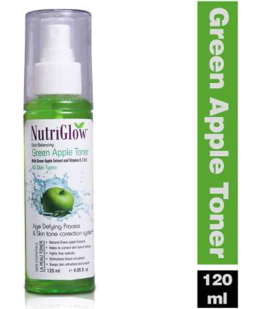 Nutriglow Green Apple Toner Skin Freshener Each 120mL Pack of 2 view 2