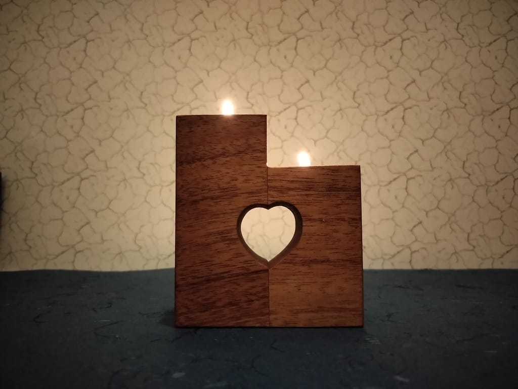 HANDPAINTED WOODEN PAPER WEIGHT view 2
