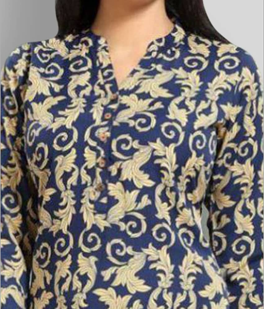 Crepe Short Kurti For Women (Pack of 1) view 2