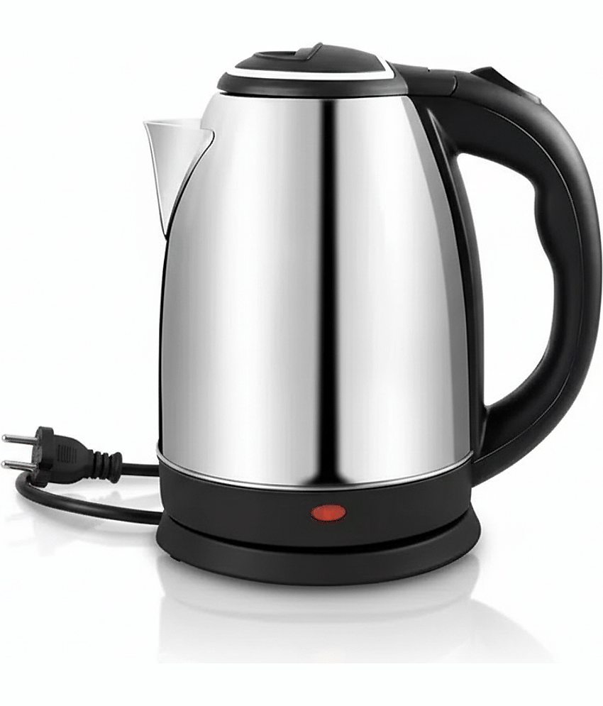 LAZYWINDOW Silver 2 litres Stainless Steel Multifunctional Kettle