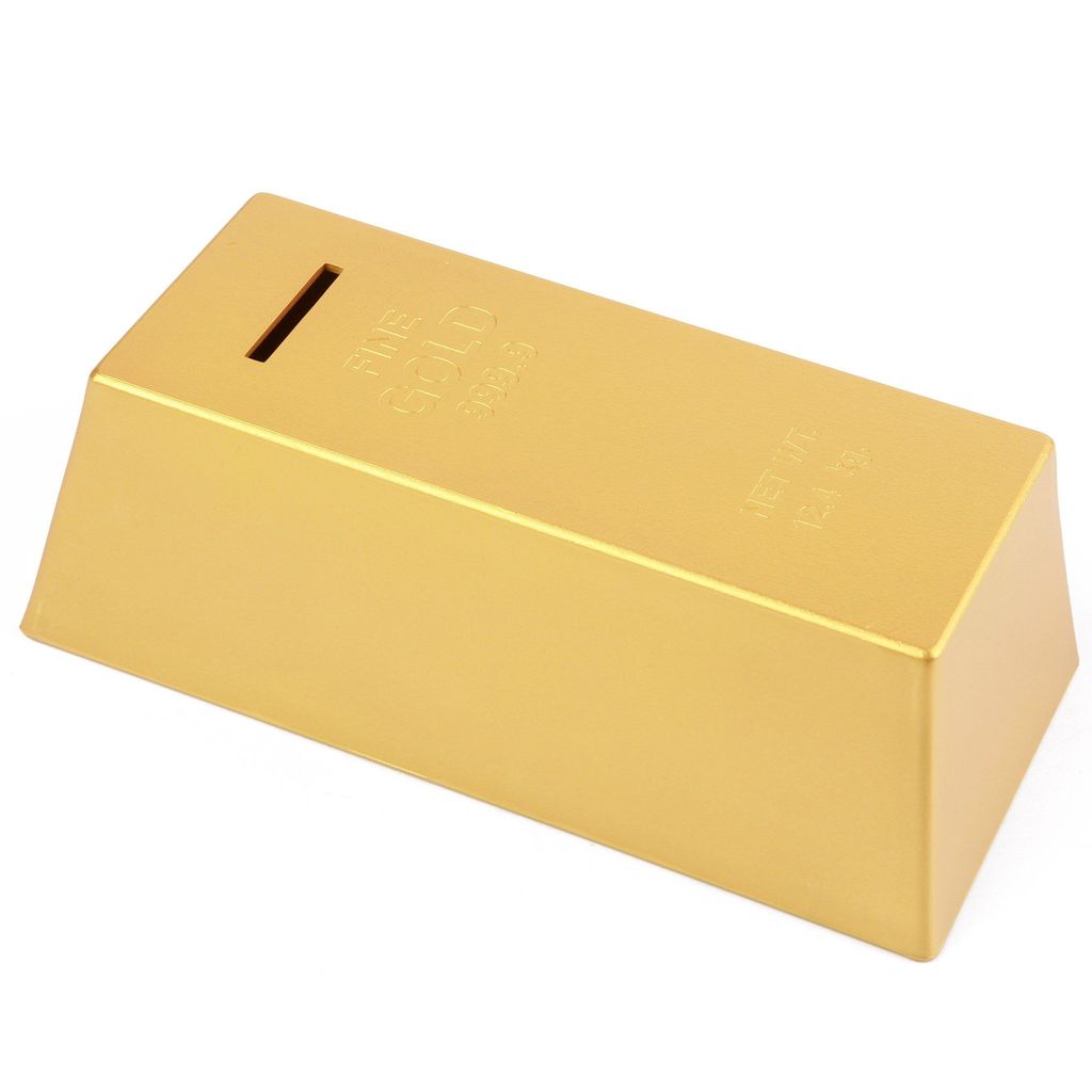 Gold Bar - Coin Bank view 2