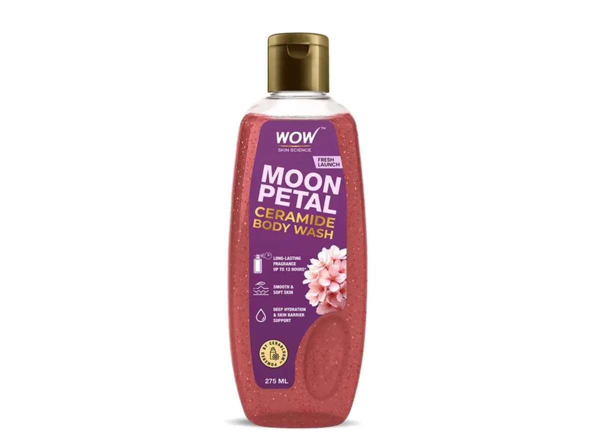 WOW Skin Science Moon Petal (Ubtan) Body Wash, Ubtan & Ceramide Creamy Gel - 275 ml view 2