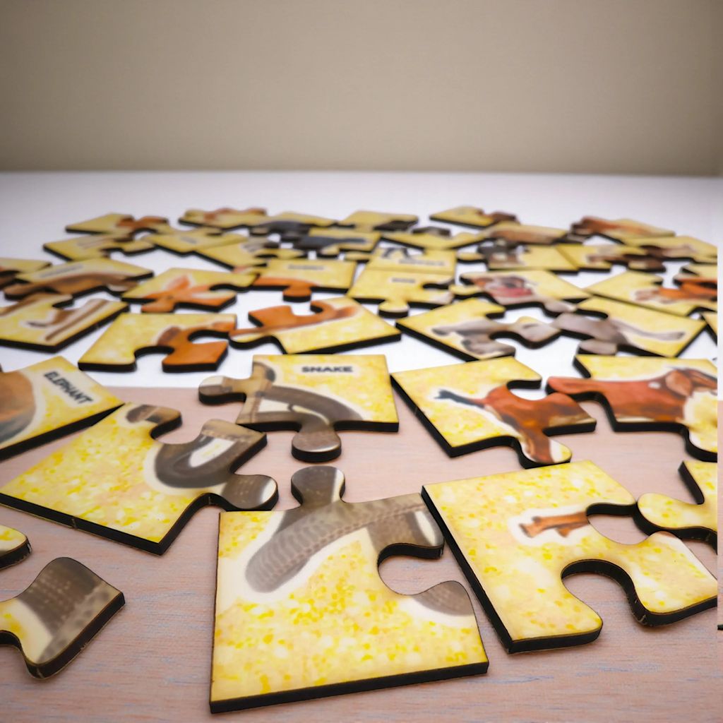 Animals & Vehicle Jigsaw Puzzle for Kids | Educational Puzzle Game for Early Learning | Improve Problem Solving, Focus & Motor Skills view 2
