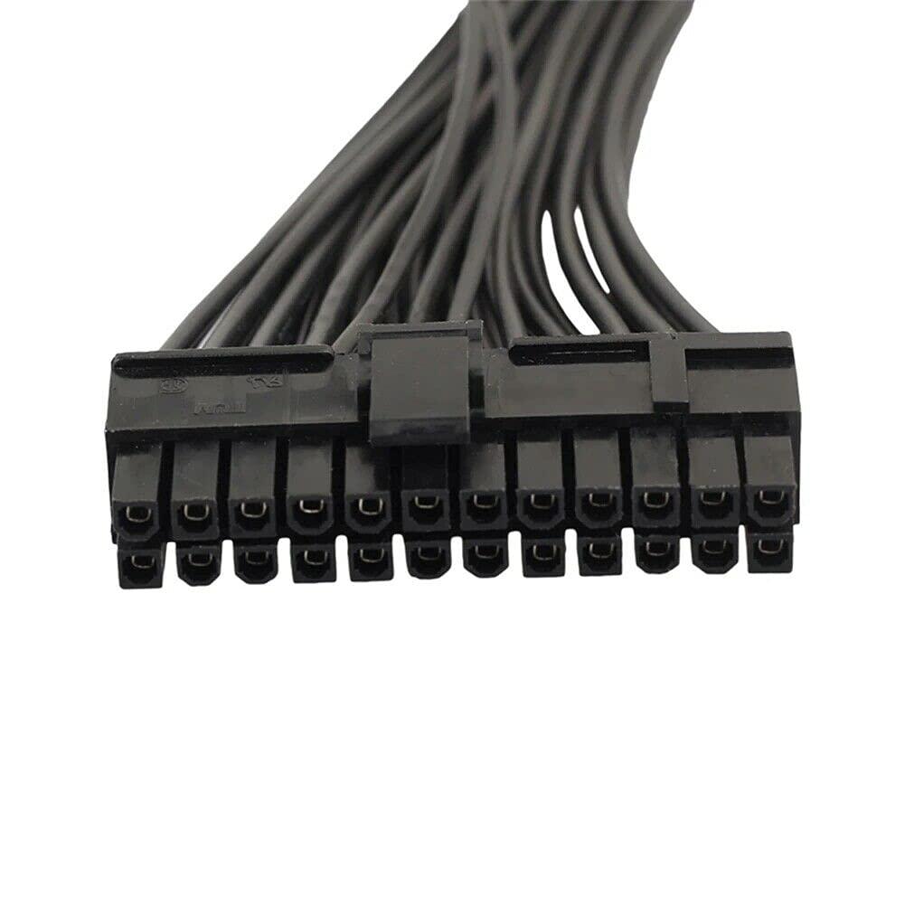 Dual PSU Power Supply 24-Pin Extension Cable for ATX Motherboard 24-pin to 24 (20+4) pin view 2