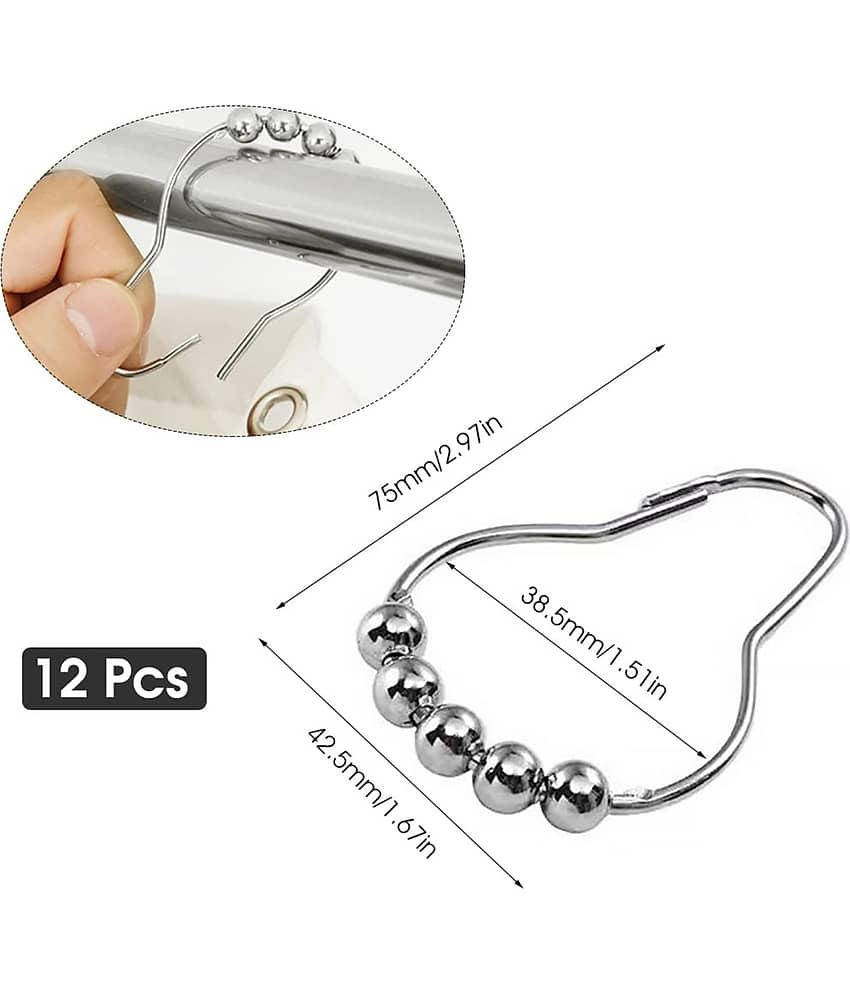 MANDEV Set of 12 Stainless Steel Hooks view 2