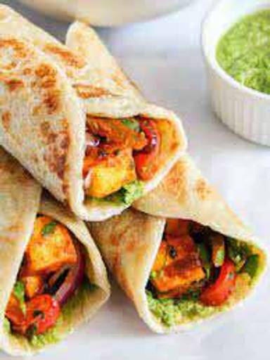 Double Salsa Paneer Roll