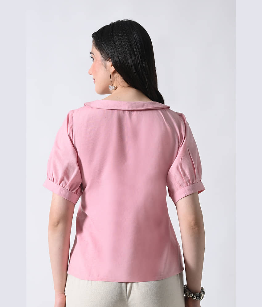 ALL WAYS YOU Women's Cotton Regular Top ( Pink ) view 2