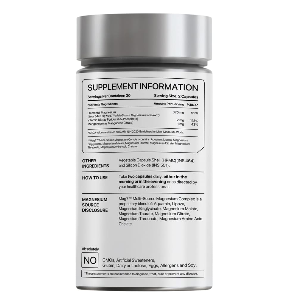 Mag7™ 30 Veg Capsules view 2