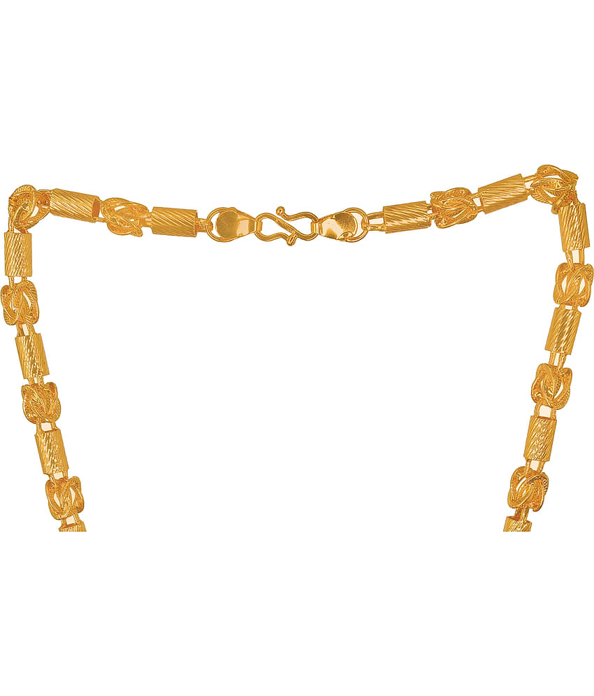 KRIMO Gold Plated Brass Chain ( Pack of 1 ) view 2