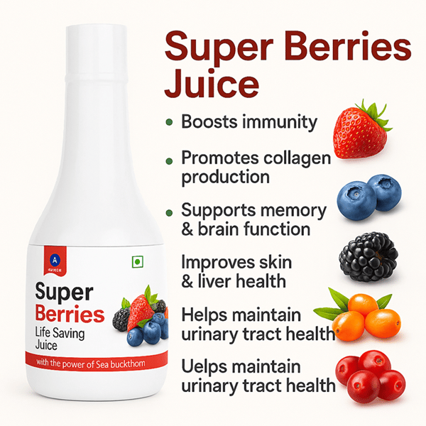 Elegantra Berries Juice 500 ml | Blend of 16 Rare Berries | Multiberry Wellness Drink for Daily Vitality, Skin Radiance & Inner Balance | Pack of 1 view 2