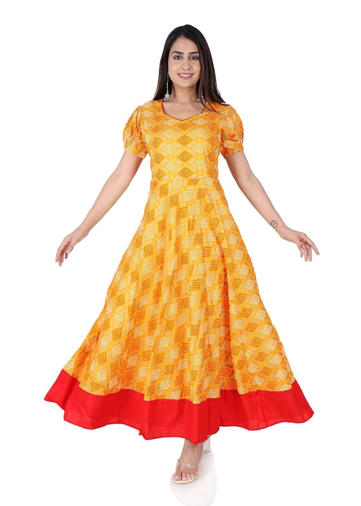 MANMAYEE Indian Tunic & Tops Heavy Embriodery Anarkali Kurti with Dupatta with Heavy Lace view 2
