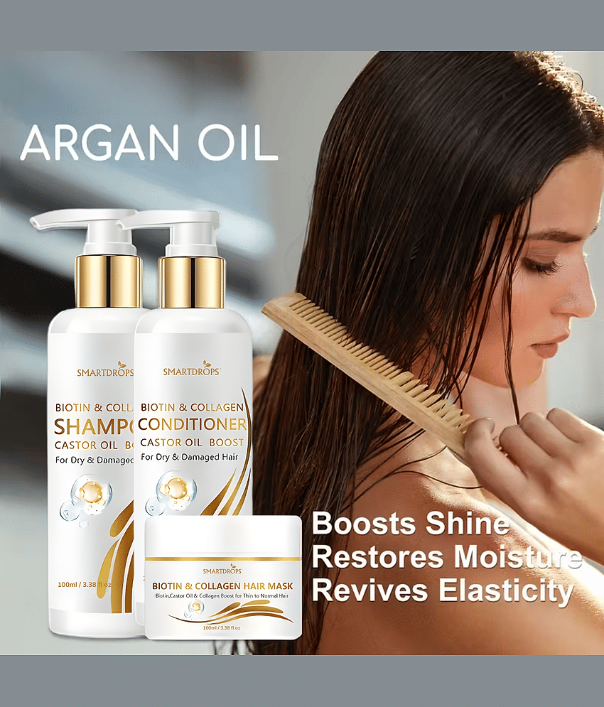 Complete Hair Care Kit Shampoo + Conditioner + Hair Mask for Daily Use view 2