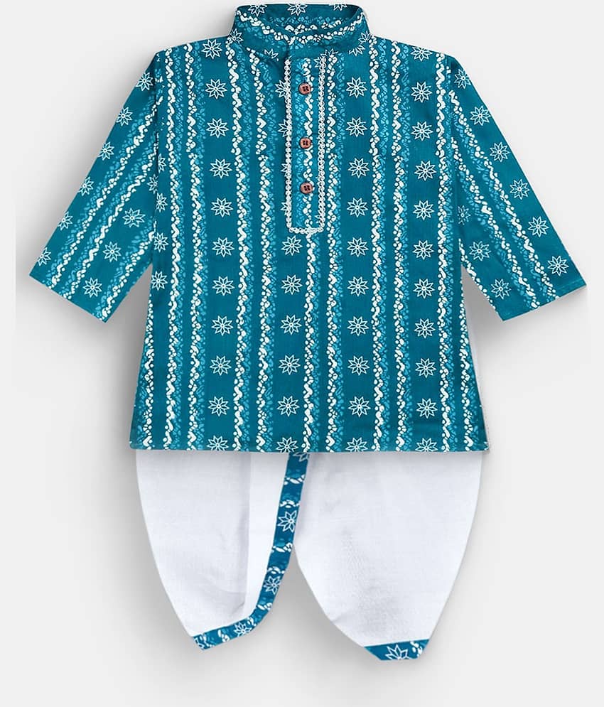 mustmom Baby Boys Bright soft and comfortable Ethnic Kurta and Dhoti Set