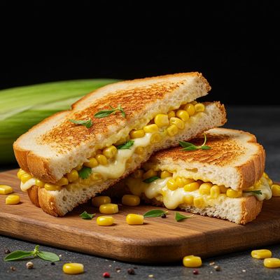 Grilled Cheese Corn Sandwich