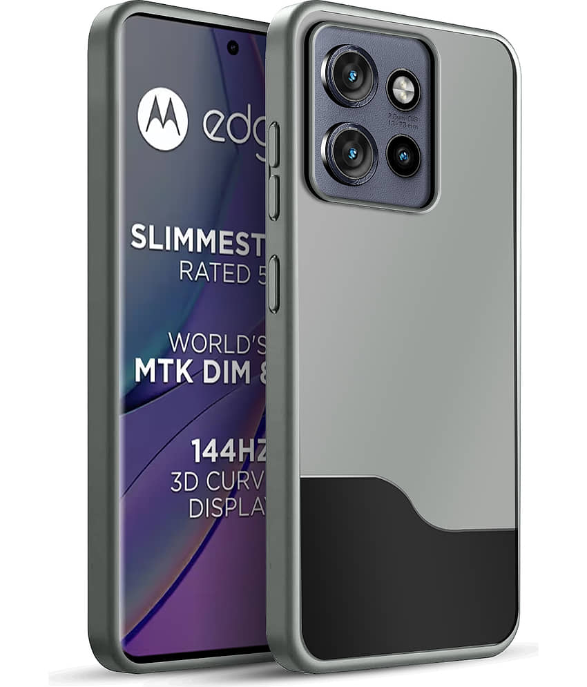 BIG WINGS Shock Proof Case Compatible For Polycarbonate Moto Edge 50 Neo 5G ( Pack of 1 )