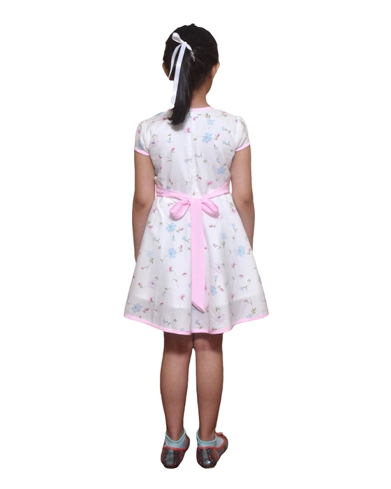 DE CHEVALERiE en Rouge - Celeste Mist Frock- White 6- 7 Years view 2