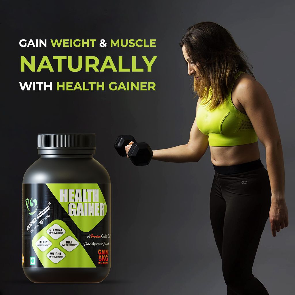 Pharma Science Ayurvedic Weight Gainer Supplement Powder for Men and Women -100gm view 2