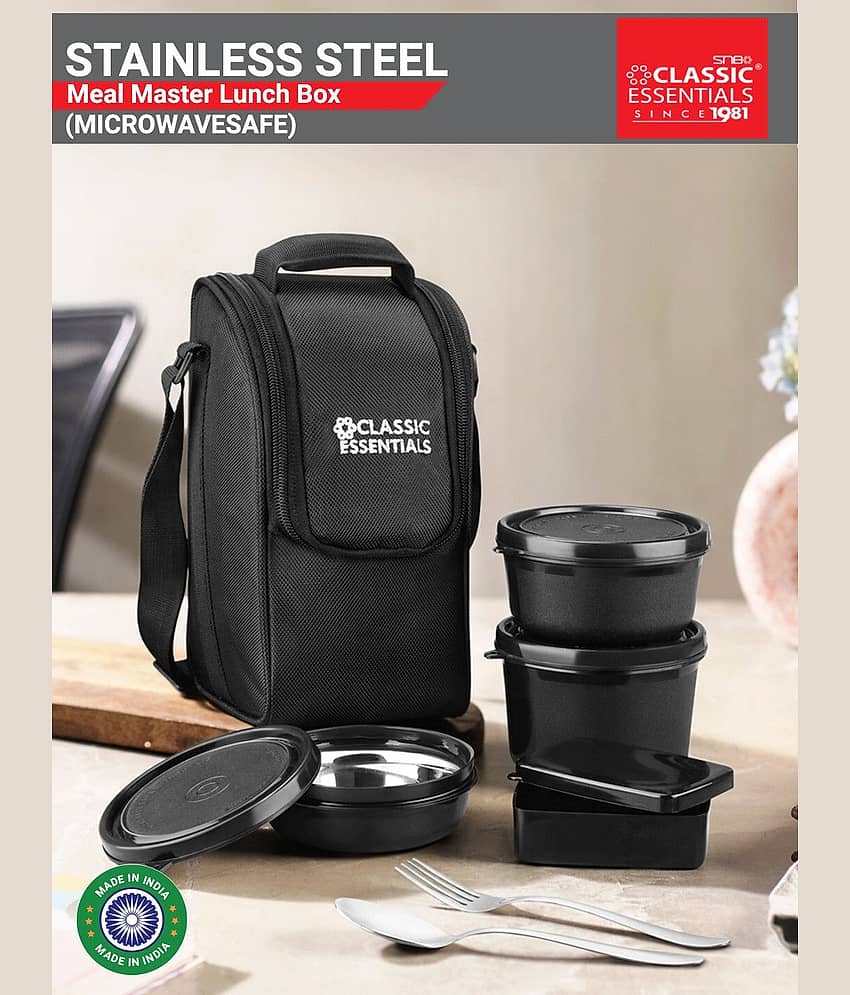Classic Essenitals Stainless Steel Lunch Box 4 - Container ( Pack of 1 ) view 2