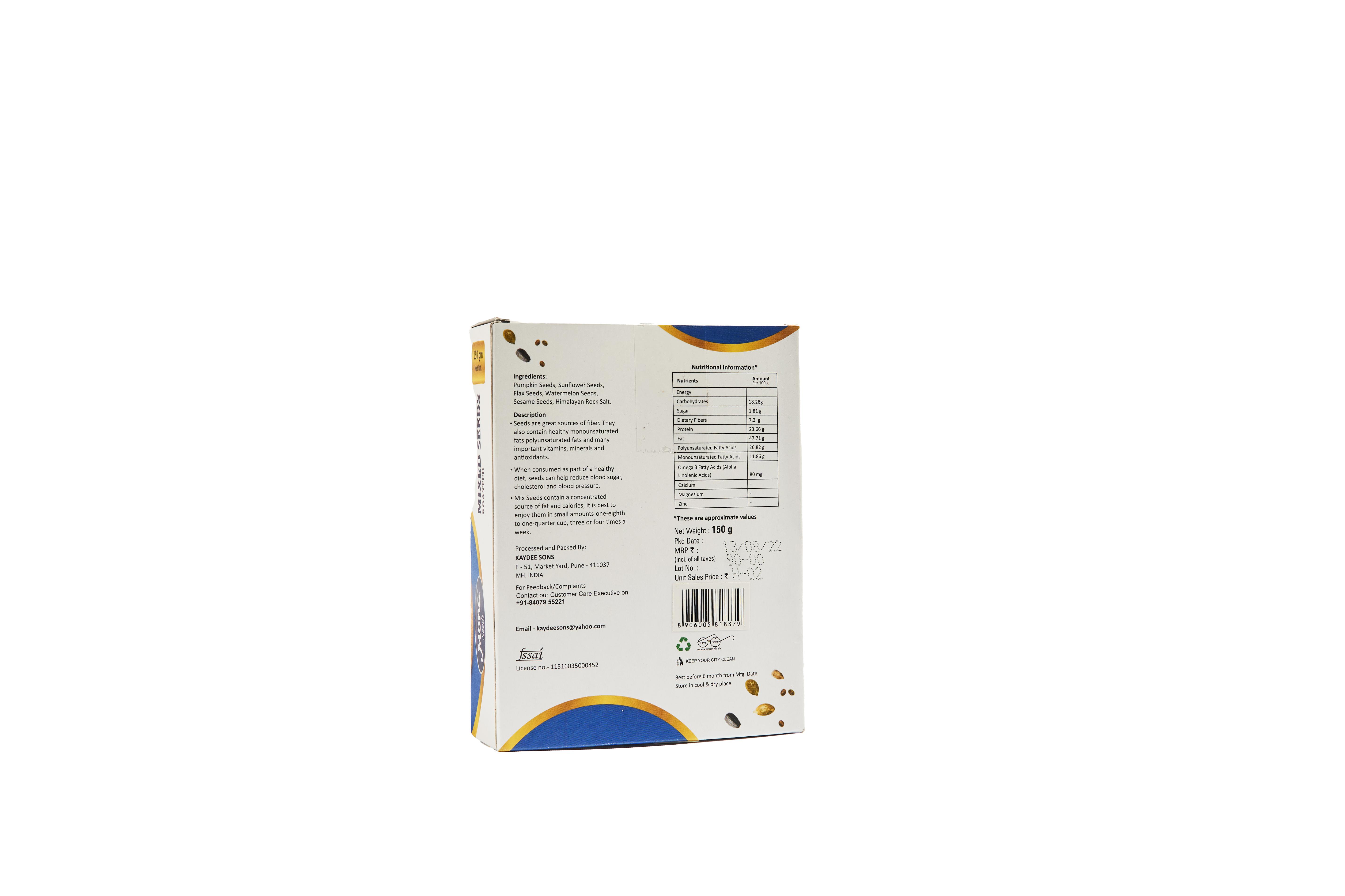 MONA Mixed Seeds Roasted 150g view 2