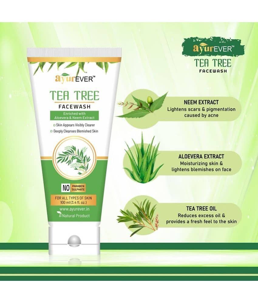 AYUREVER - Fine Lines and Wrinkles Reducing Face Wash For All Skin Type ( Pack of 2 ) view 2