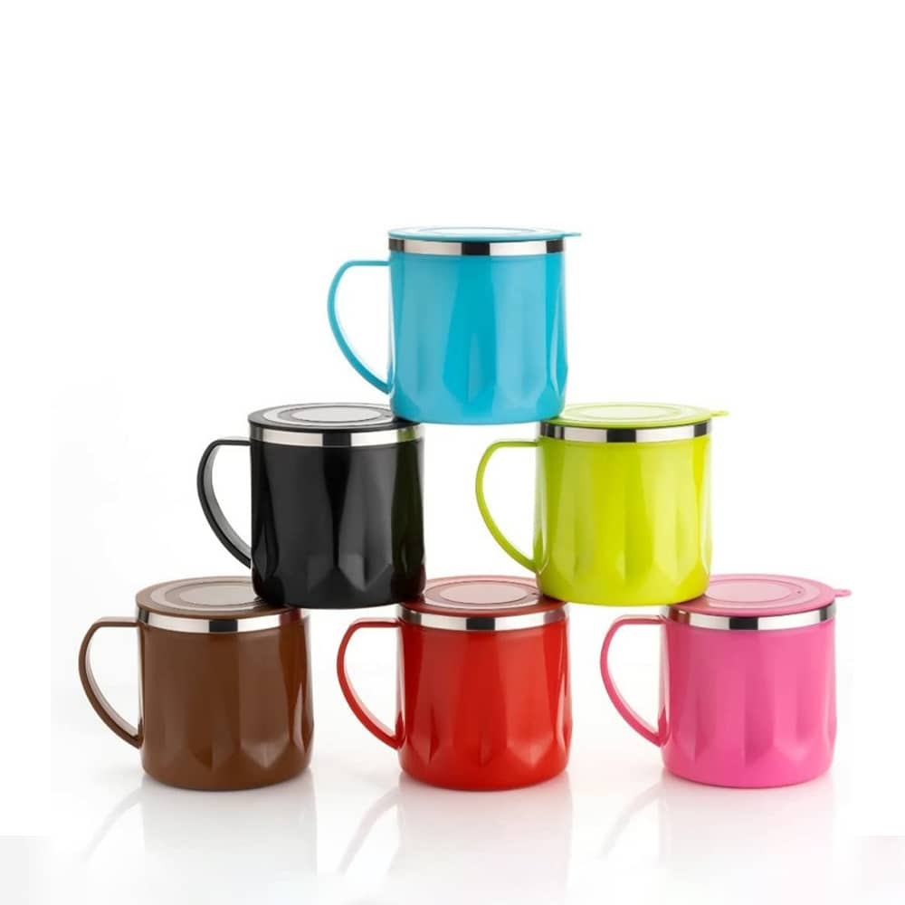 Craftlayout Pack Of 2 Coffee Mug With Lid 250 ML view 2