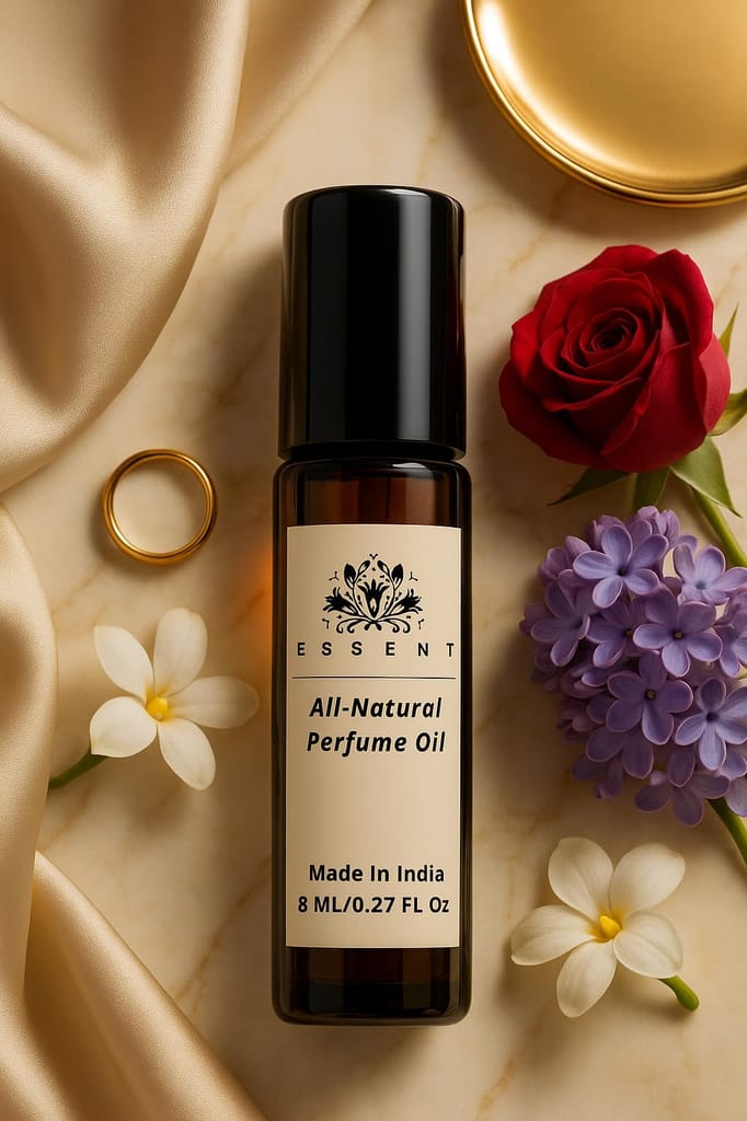 Essent Eros Roll-On Attar | Inspired by Versache Eross | Long Lasting Alcohol-Free Perfume Oil for Men | 0.27 fl. oz. (8 ml)