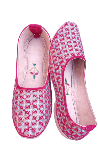 Rajasthani Handmade Leather Mojadi view 2