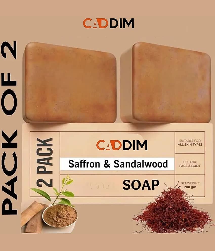 CADDIM Skin Whitening GHARSOAPS Soap for All Skin Type ( Pack of 2 )