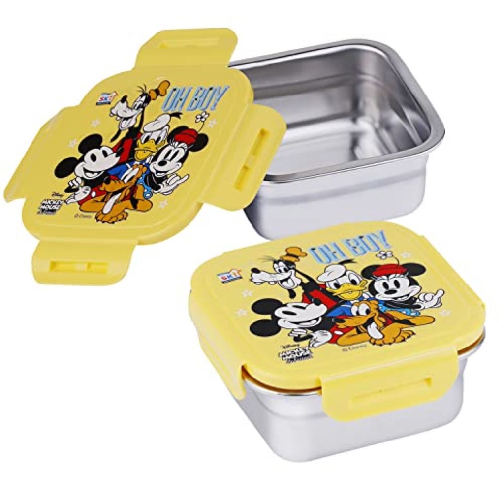 UNMEE Carnival Small Steel Lunch Box 400ml Blue Set of 2, Ideal for Office|School | College|Picnic|Boys| Girls| Men| Leak Proof|Multipurpose| Gifting|Special Occasion view 2