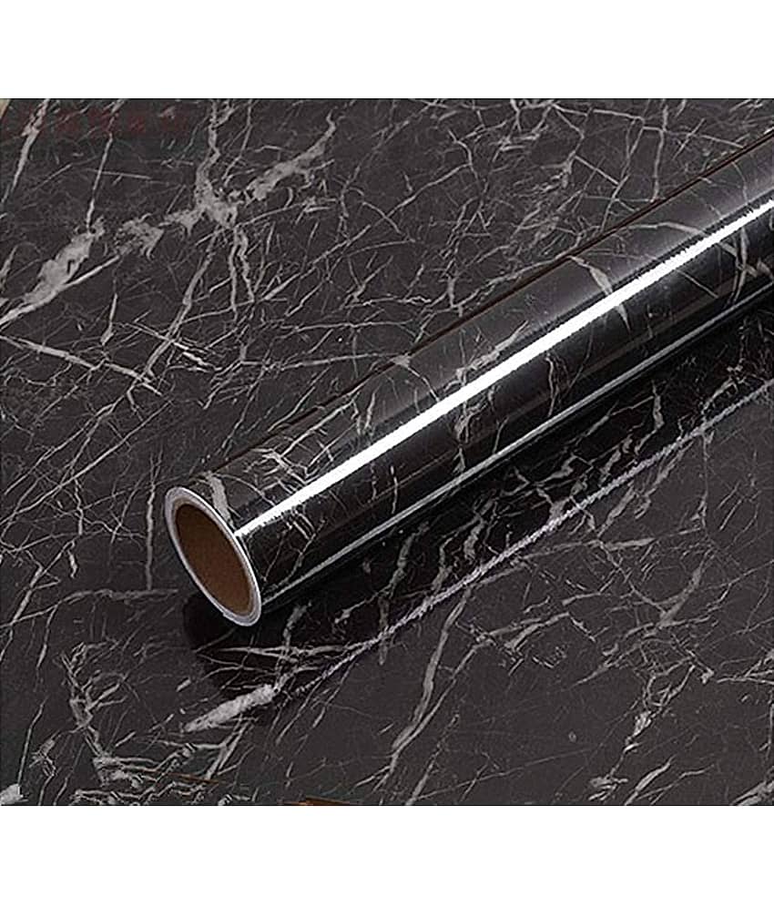 Geeo Premium Black Marble Design Wallpaper 60cm x 2m (Pack of 1) view 2
