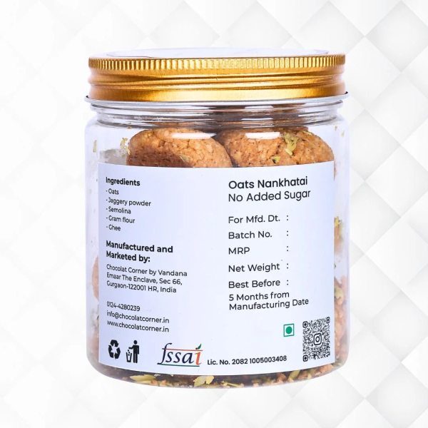 Oats Nankhatai - 200 gm view 2