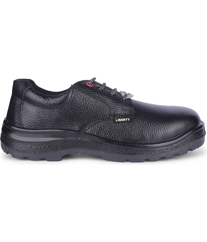 Liberty Derby Black Safety Shoes view 2
