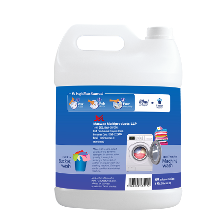 Maxs Liqud Detergent - 5 Litre