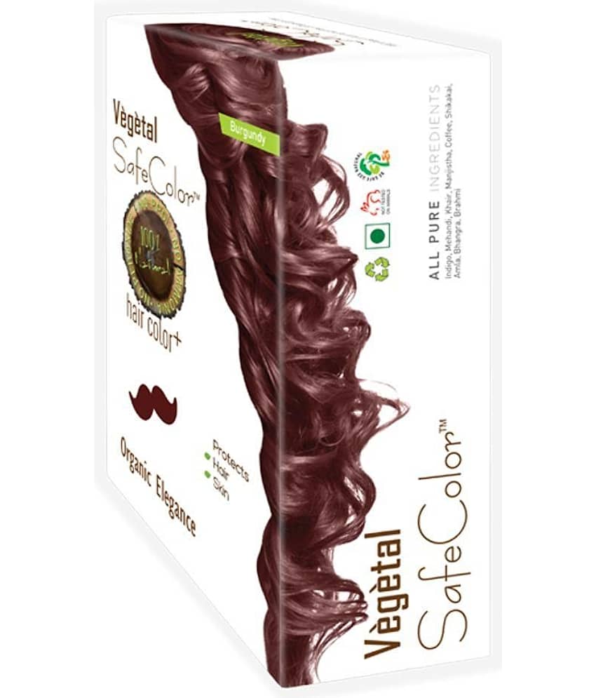Vegetal Safe Hair Color - Burgundy 100gm , Pack of 1 view 2