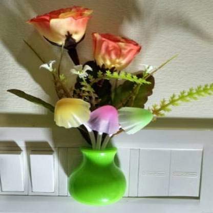 Elecsera Mushroom light automatic sensor night lamp Night Lamp Night Lamp (10 cm, Multicolor) view 2