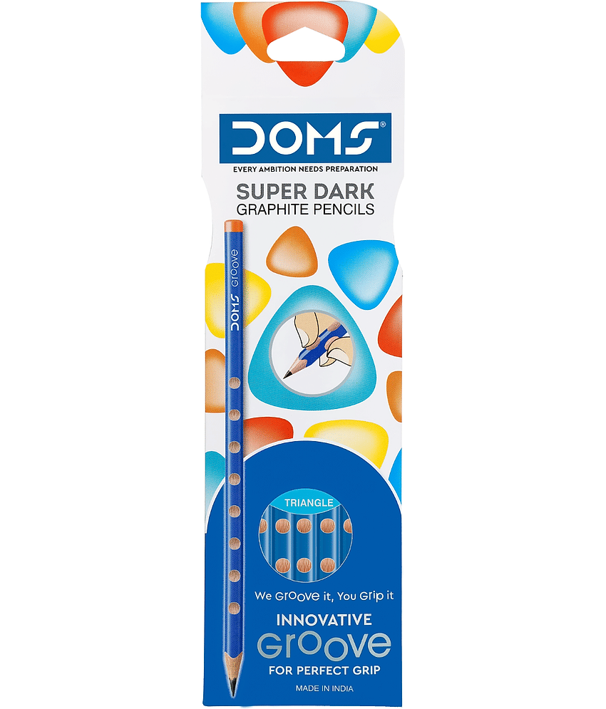 Doms Groove Pencil 5 Pcs ( Pack Of 10 ) view 2