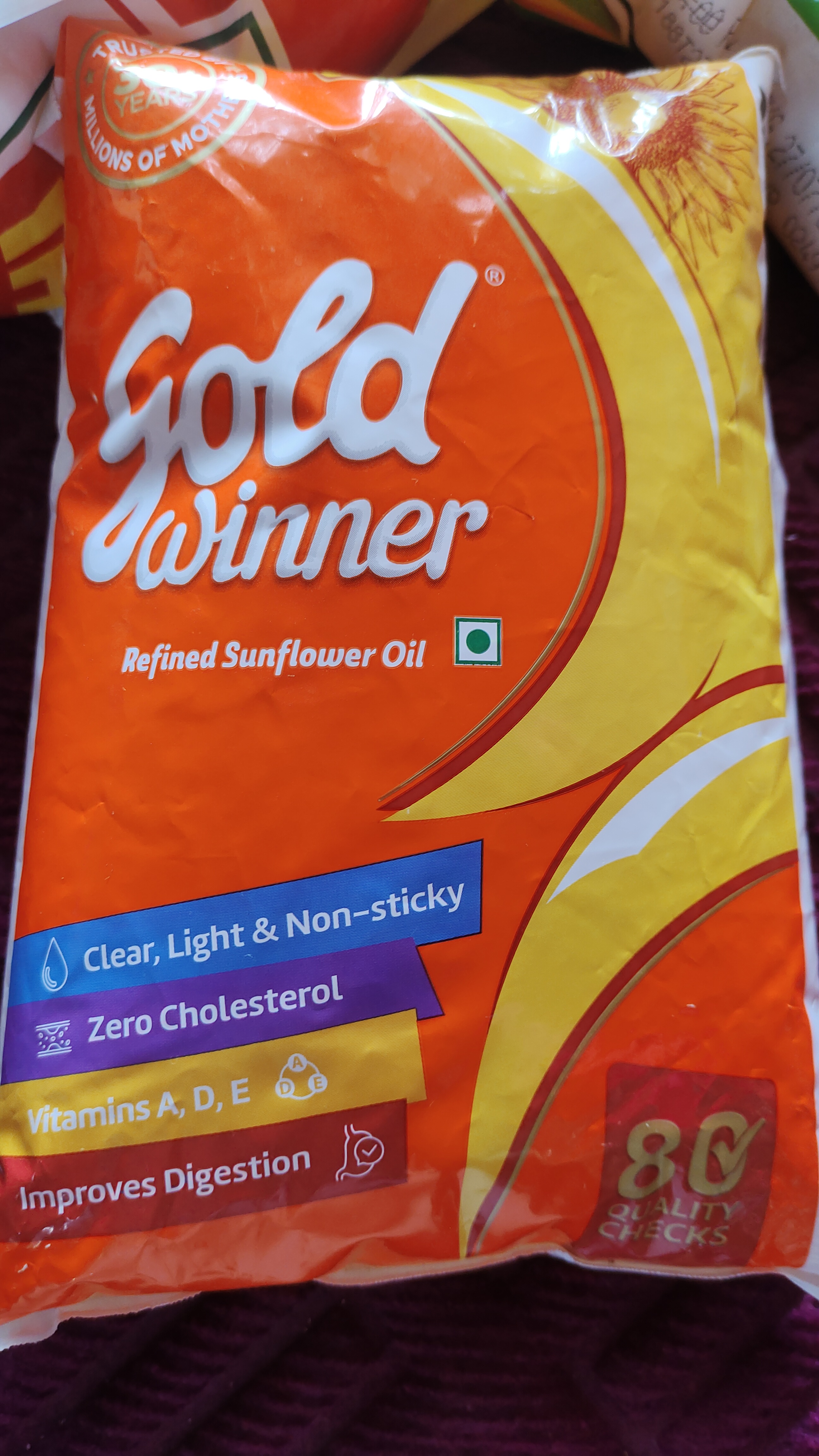 Gold winner refined sunflower oil