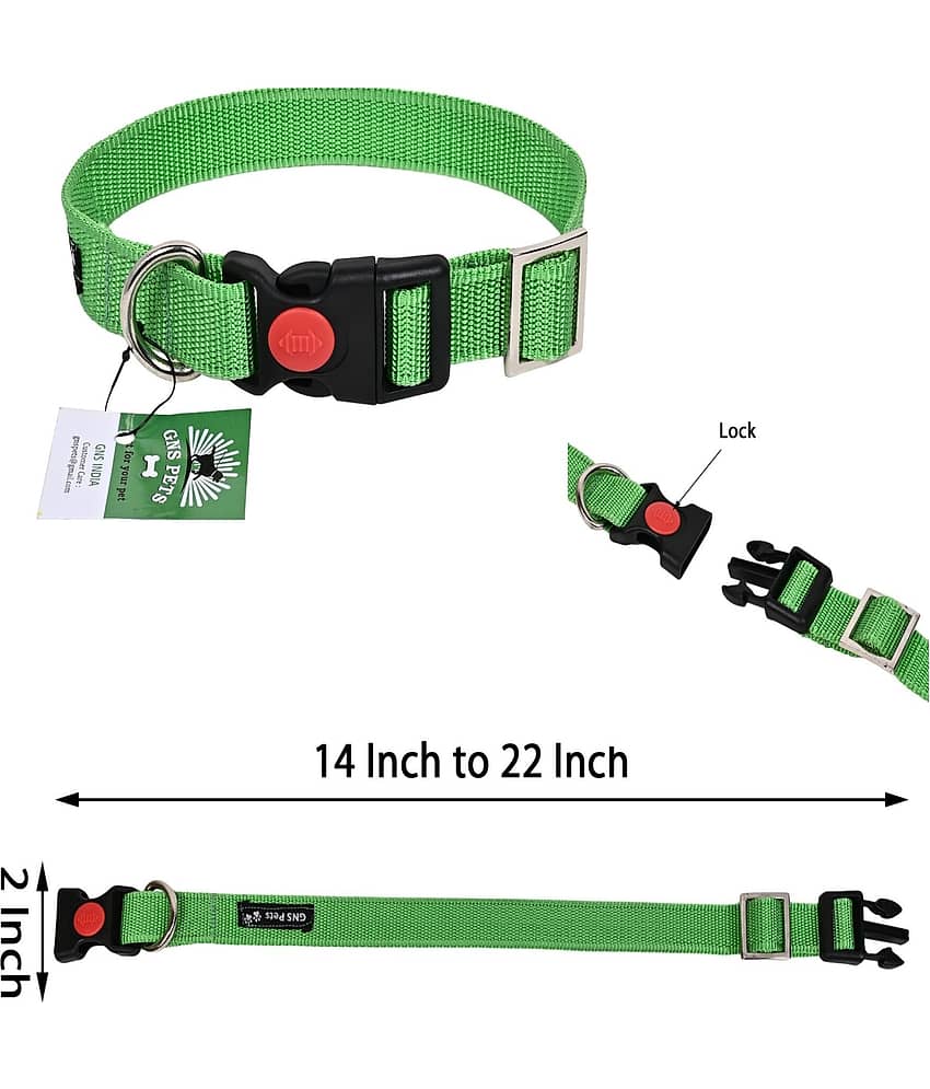 GNS PETS - Fluorescent Orange Collar ( Medium ) view 2