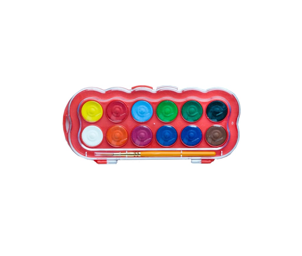 polo Watercolor Cake Set Pack of 2 | 12 Vibrant Shades (20mm) | Non-Toxic & Easy-to-Use | Ideal for Painting, Art Projects & School Supplies | Perfect for Kids & Adults view 2