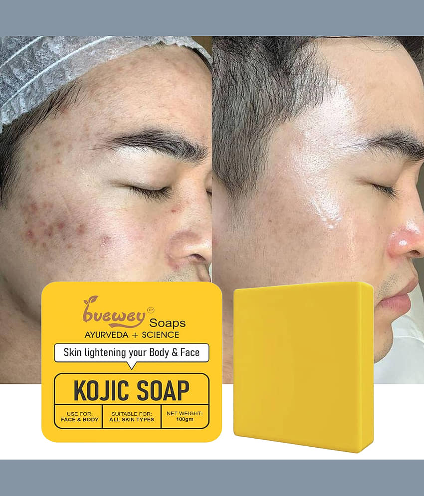 BUEWEY Beauty Kojic soap for hyperpigmentation Soap for All Skin Type ( Pack of 1 )