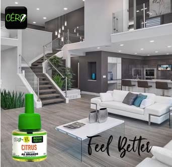 CERO ® Room Perfume MINT for All Brands of Vaporizer/Diffuser Machines Cartridge Bottle (45ml) view 2