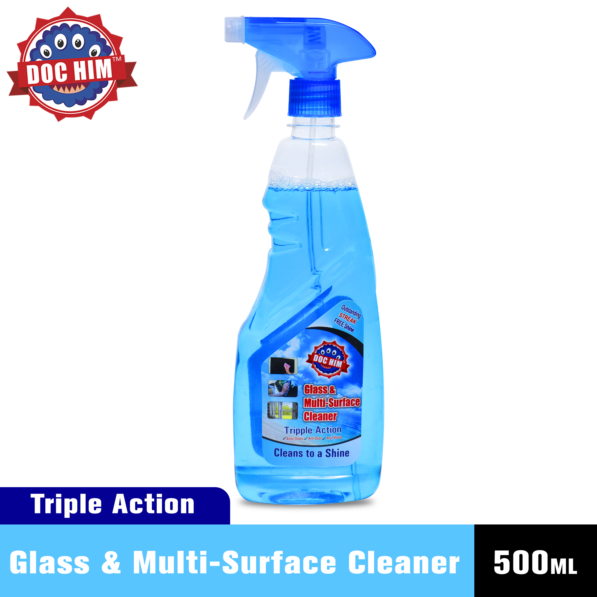 Doc Him Glass & Multi-Surface Cleaner 500 ML