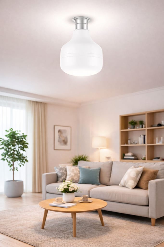 SPARKWORLD White 60 W Decorative B22 LED Bulb | Size: 60watt | Colour: 60 Watt view 2
