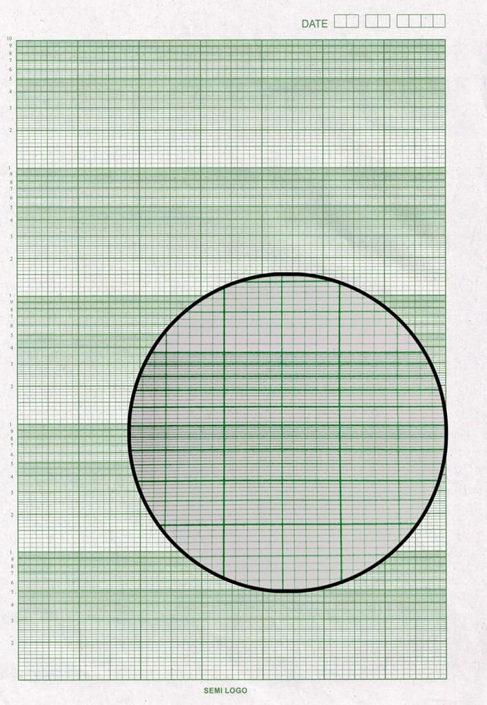 Semi Log Graph Paper A4 Size – Green (Pack of 100 Sheets) – 5-Cycle, 1 to 10 Log Scale – Semi-Logarithmic Graph Sheet for Engineering, Science, Math, Lab, Data Analysis & Exponential Plots view 2